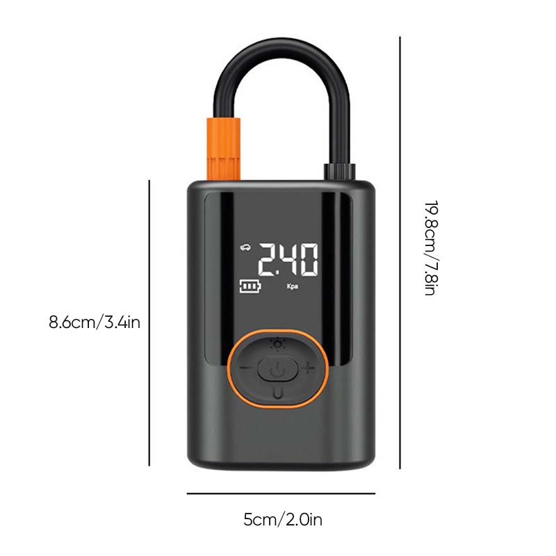 Lisslune | Multifunctional portable tire pump