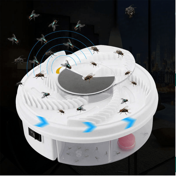 Lisslune | SILENT FLY trap – Indoor & Outdoor Fruit Fly Catcher with Silent Operation