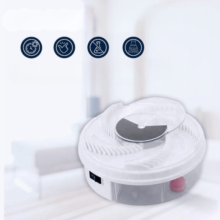 Lisslune | SILENT FLY trap – Indoor & Outdoor Fruit Fly Catcher with Silent Operation