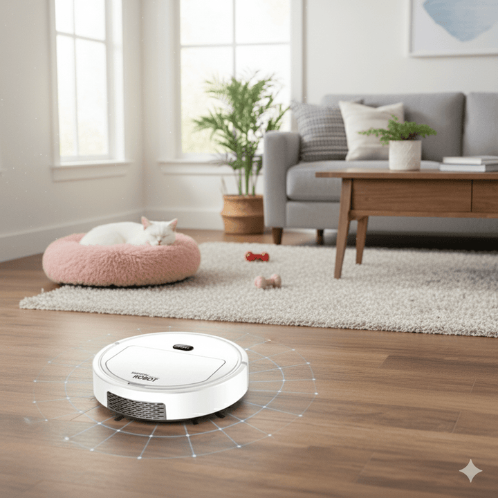 Lisslune | SILENTDUST – Smart Robot Vacuum with Ultra-Quiet Cleaning & HEPA Filtration