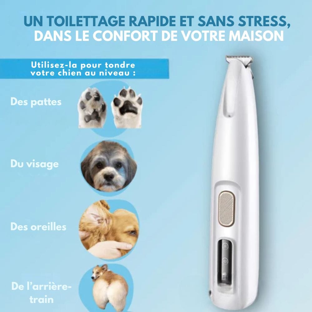 Lisslune | WHISPERCLIP – Ultra-Quiet Pet Trimmer for Sensitive Grooming