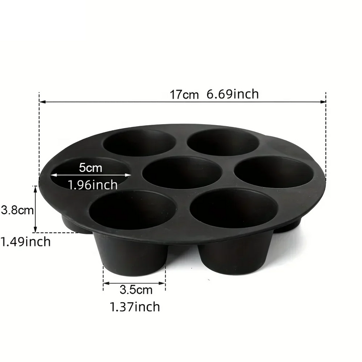 Lisslune | Silicone Baking Mold for Microwave and Air Fryer - FlexiBake