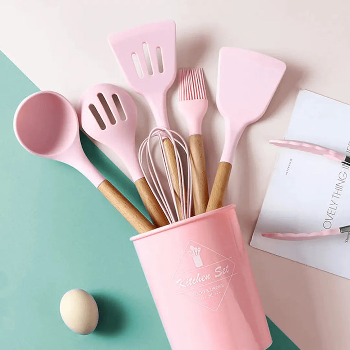 Lisslune | Silicone Kitchen Utensil Set - FlexiChef