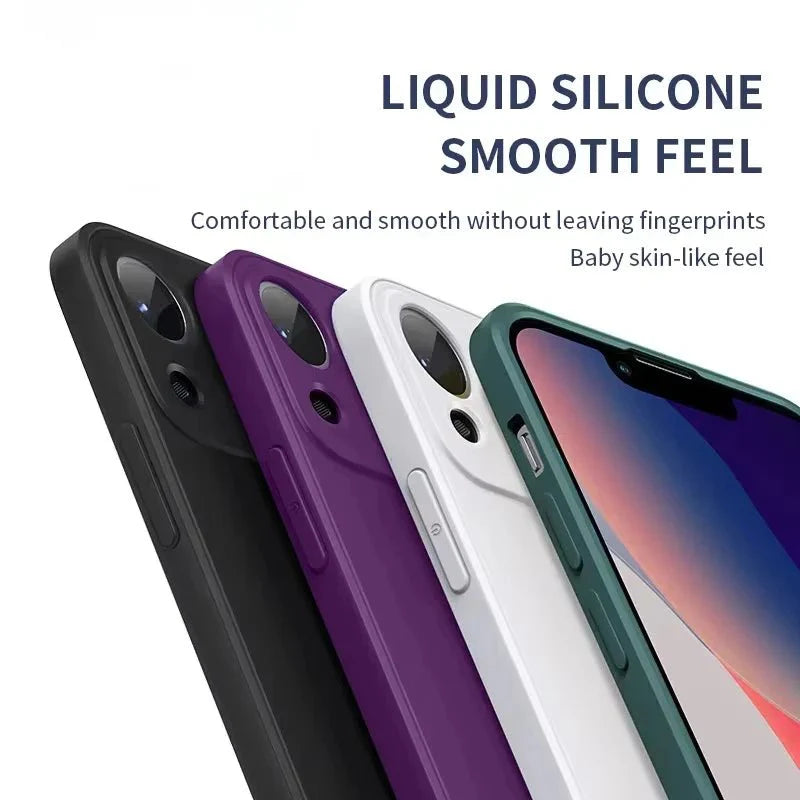 Lisslune | SiliGuard – Premium Shockproof Silicone Case for iPhone 14-17