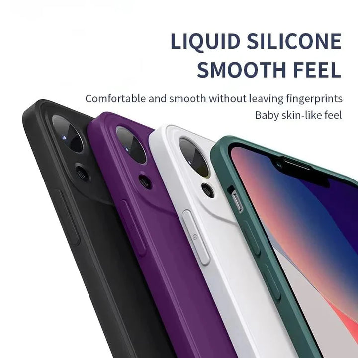 Lisslune | SiliGuard – Premium Shockproof Silicone Case for iPhone 14-17