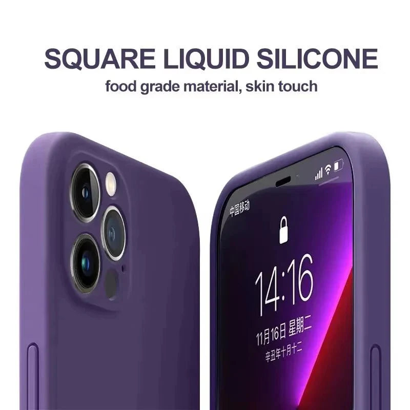 Lisslune | SiliGuard – Premium Shockproof Silicone Case for iPhone 14-17