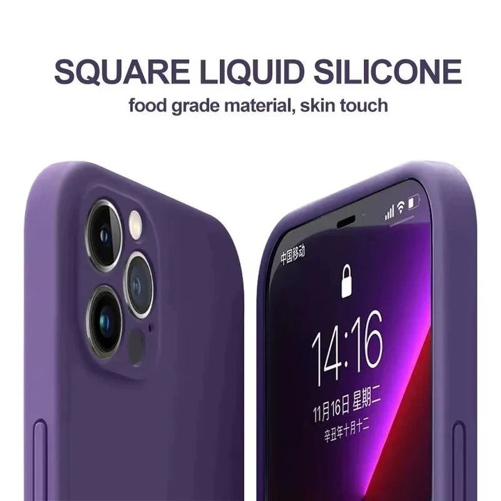 Lisslune | SiliGuard – Premium Shockproof Silicone Case for iPhone 14-17