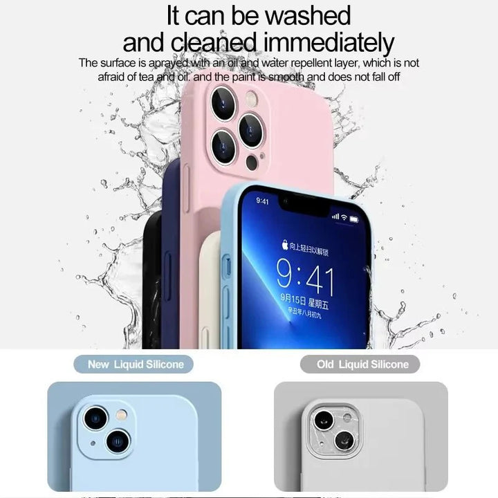 Lisslune | SiliGuard – Premium Shockproof Silicone Case for iPhone 14-17