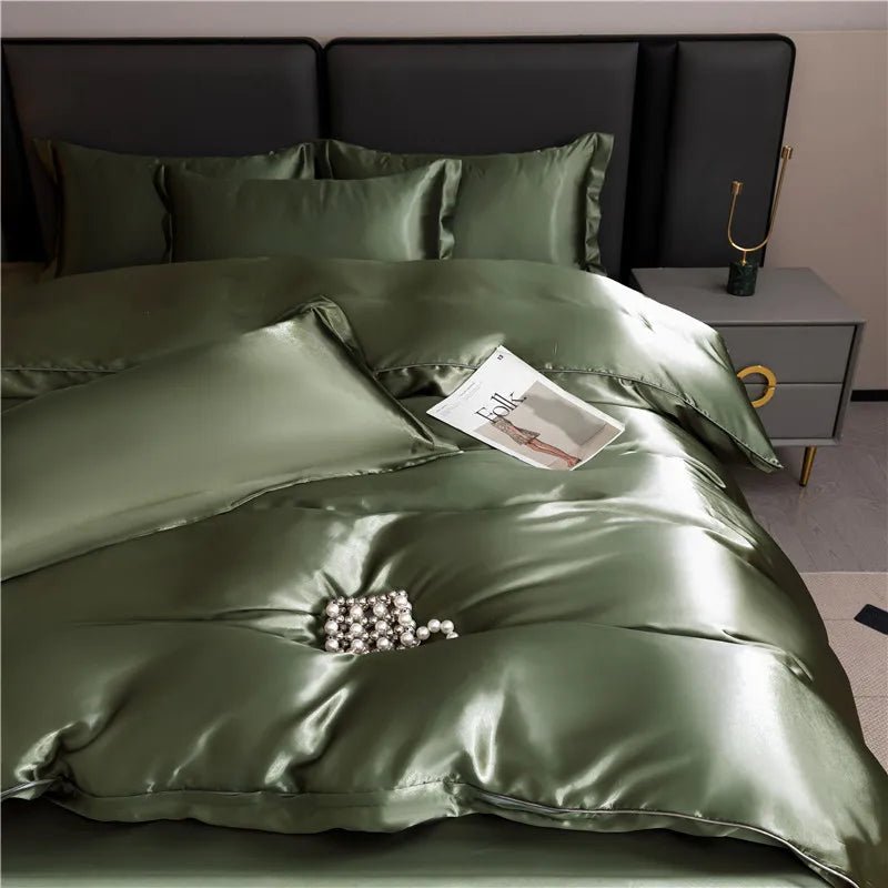 Lisslune | SILKCOMFORT – Luxurious 100% Silk Duvet Cover for Ultimate Comfort