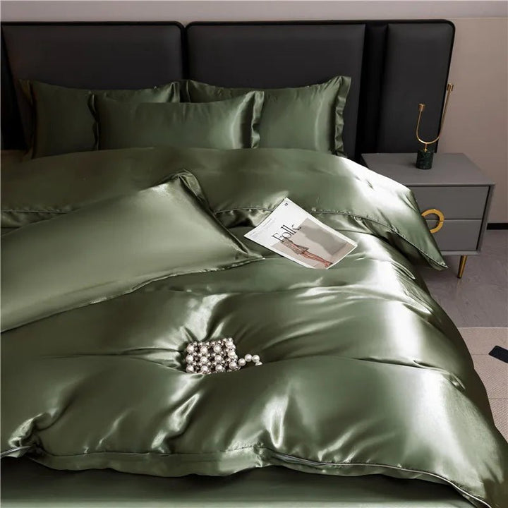 Lisslune | SILKCOMFORT – Luxurious 100% Silk Duvet Cover for Ultimate Comfort