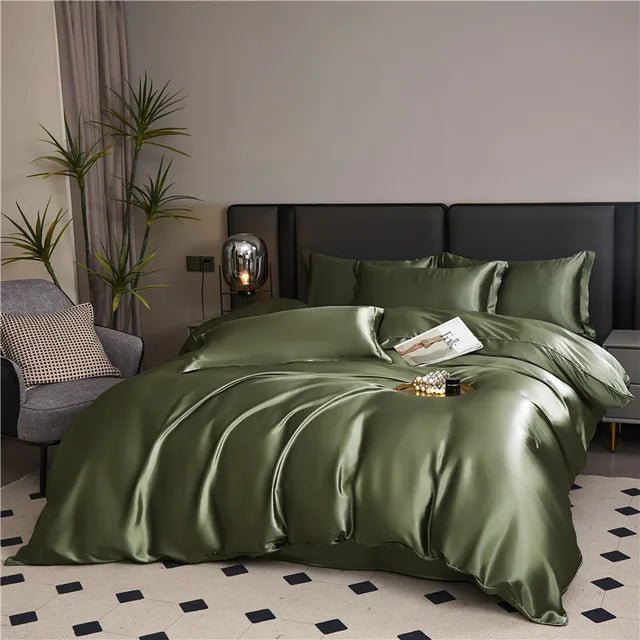 Lisslune | SILKCOMFORT – Luxurious 100% Silk Duvet Cover for Ultimate Comfort