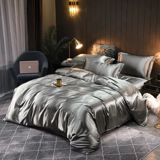 Lisslune | SILKCOMFORT – Luxurious 100% Silk Duvet Cover for Ultimate Comfort