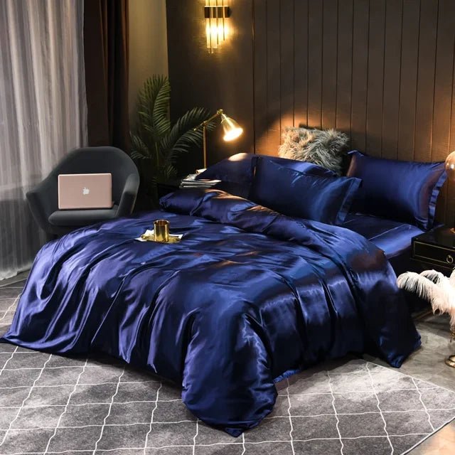 Lisslune | SILKCOMFORT – Luxurious 100% Silk Duvet Cover for Ultimate Comfort