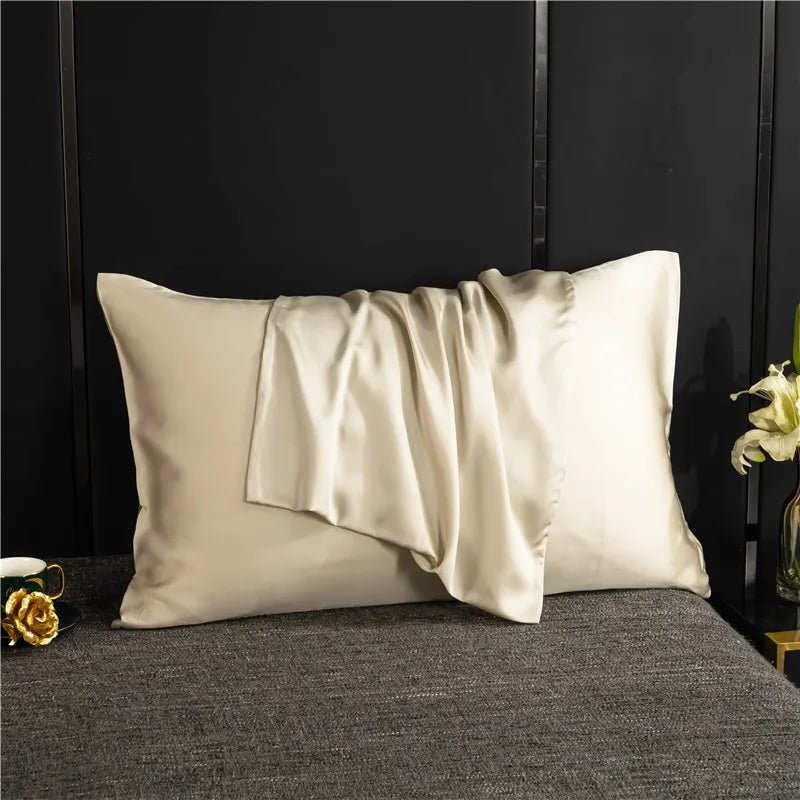 Lisslune | SilkNest Pillowcase – Luxurious, Easy Care & Solid Color for Comfortable Sleep