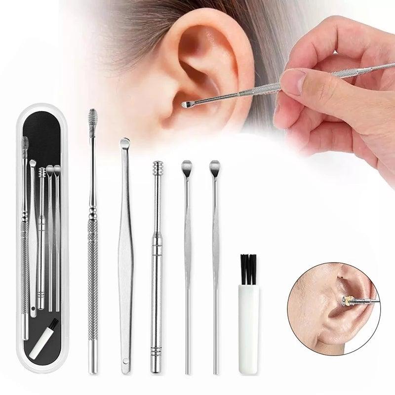 Lisslune | Stainless Steel Ear Cleaner Set