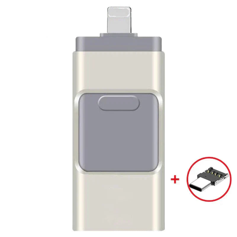 Lisslune | DataFlex 4-in-1 Memory Stick – USB Storage for Phone, Tablet and PC