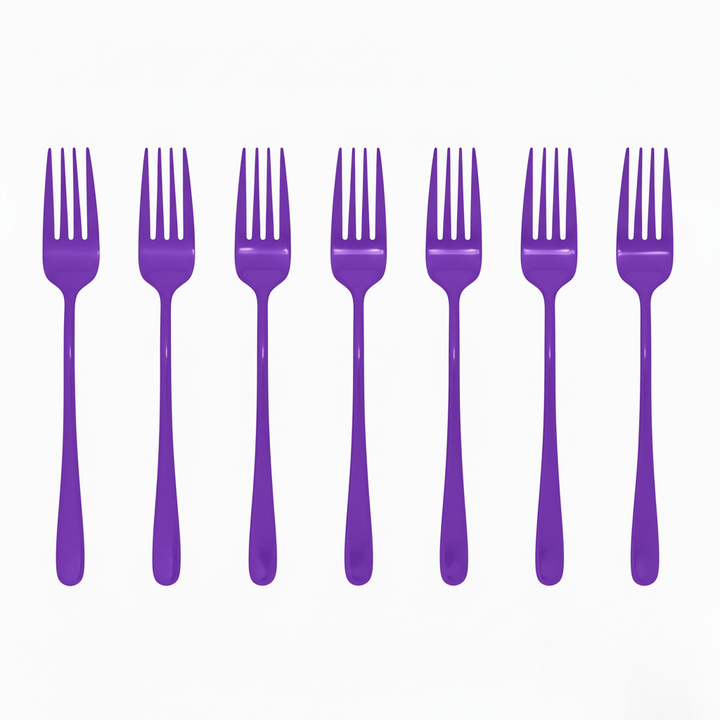 Lisslune | Silvéra – Elegant Dining Fork, Durable Plated Stainless Steel Utensil