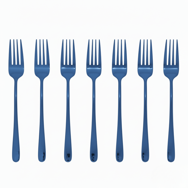 Lisslune | Silvéra – Elegant Dining Fork, Durable Plated Stainless Steel Utensil
