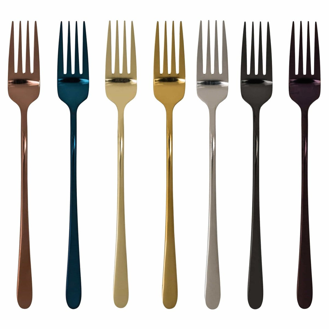 Lisslune | Silvéra – Elegant Dining Fork, Durable Plated Stainless Steel Utensil
