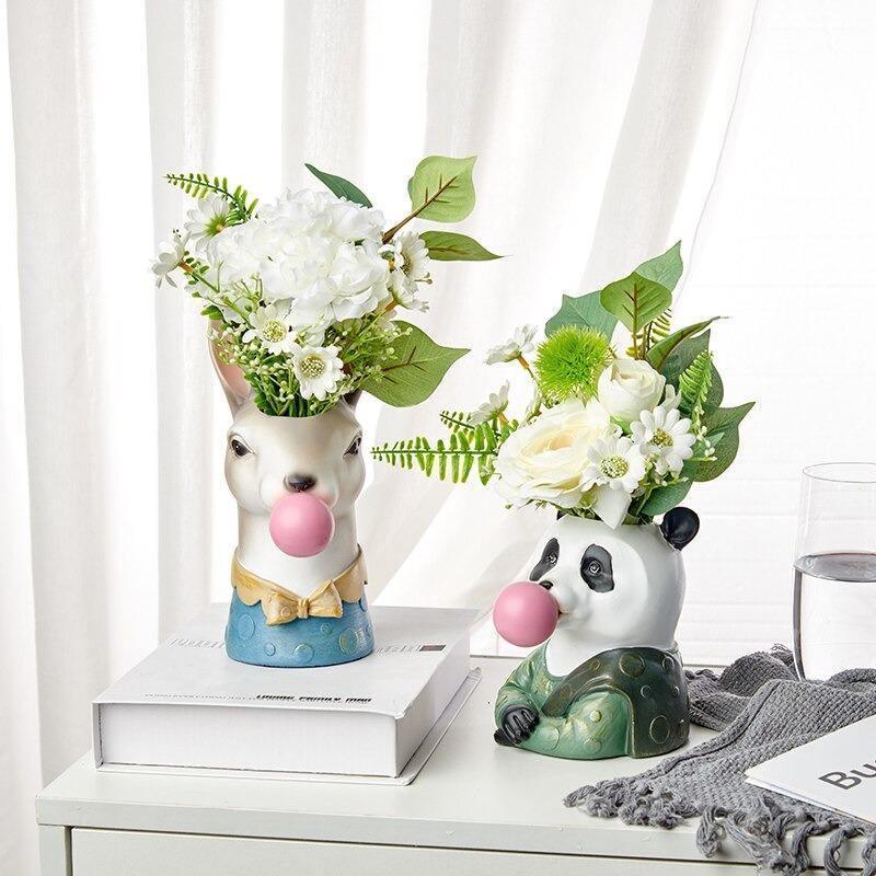 Lisslune | BubbleBeasts - cute flower cup with animals