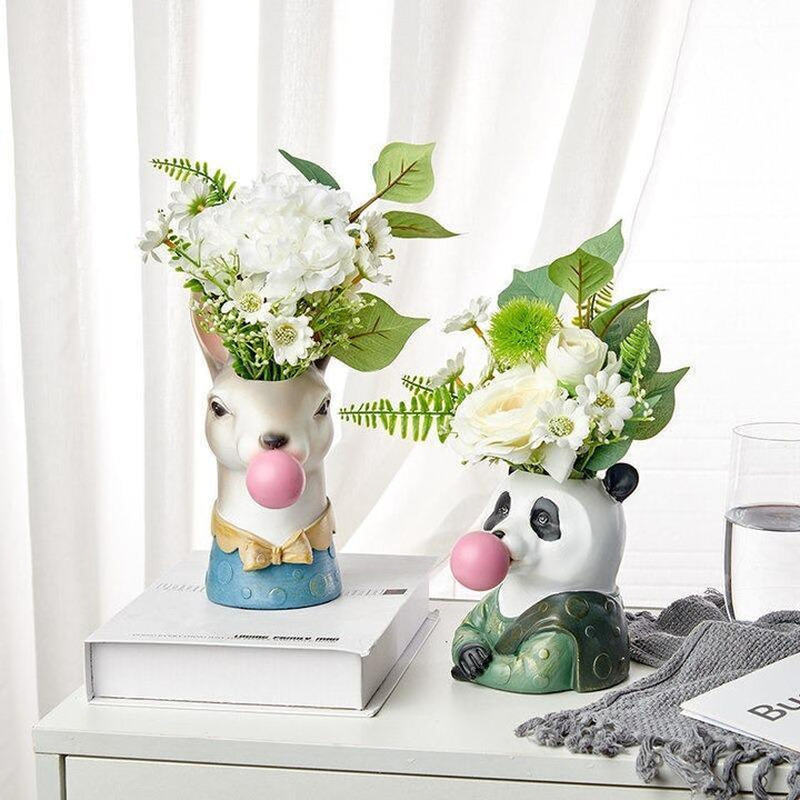 Lisslune | BubbleBeasts - cute flower cup with animals