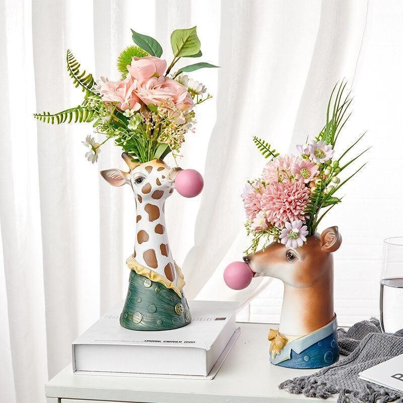 Lisslune | BubbleBeasts - cute flower cup with animals