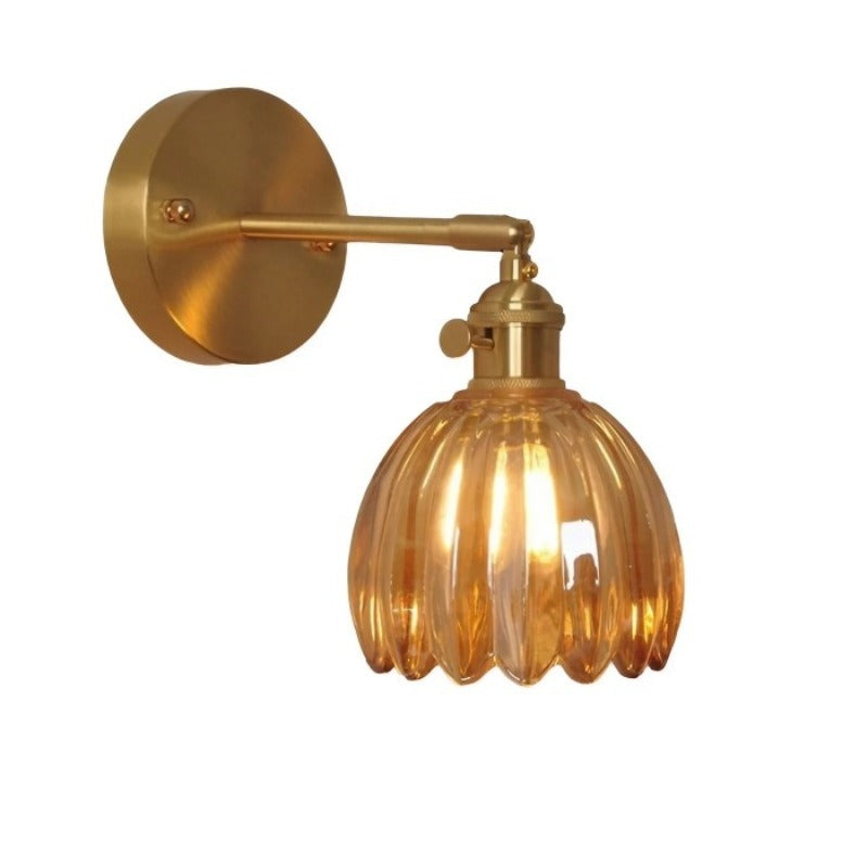 Lisslune | Glass Tulip Flower Wall Lamp | Elegant Flower Lighting for a Stylish Interior - MurCharm