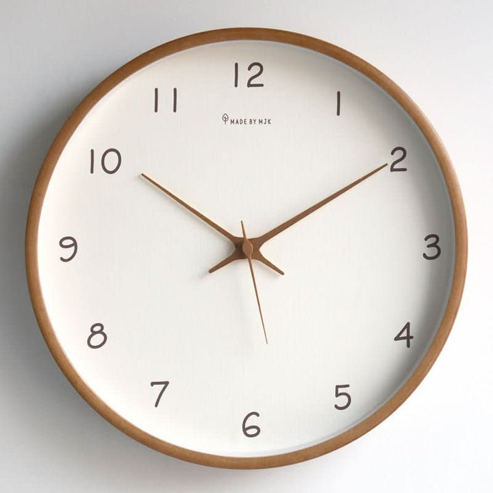 Lisslune | Silent Solid Wood Analog Wall Clock