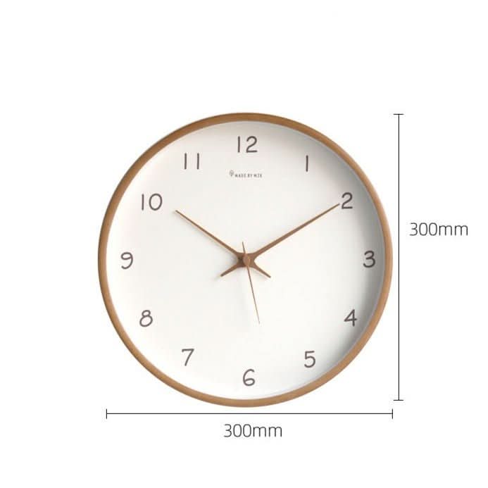 Lisslune | Silent Solid Wood Analog Wall Clock