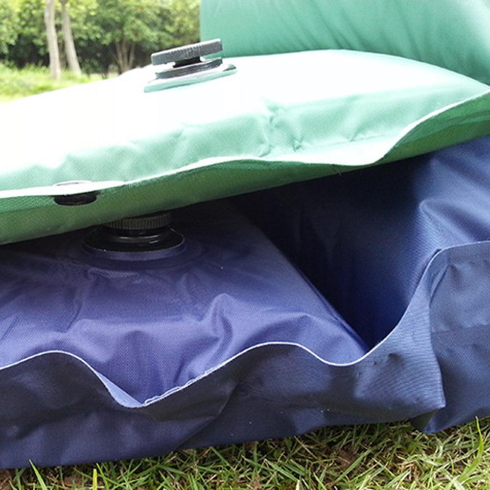 Lisslune | Ultimate comfort self-inflating camping mattress with integrated pillow for outdoor enthusiasts