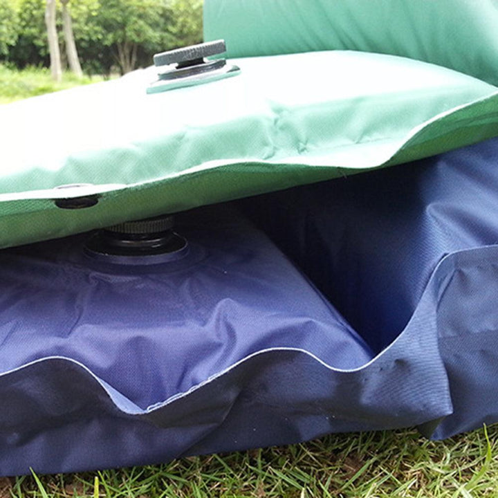 Lisslune | Ultimate comfort self-inflating camping mattress with integrated pillow for outdoor enthusiasts