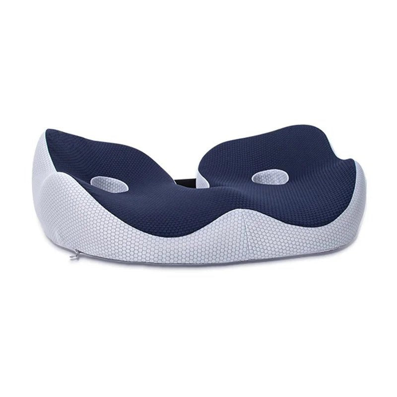 Lisslune | SITRELIEF – Adjustable Memory Foam Seat Cushion for Tailbone & Back Support