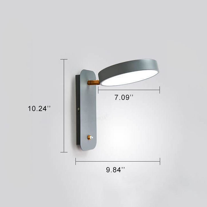 Lisslune | IllumiTurn – Nordic LED Rotatable Wall Light | Macaron Design | Adjustable Lighting