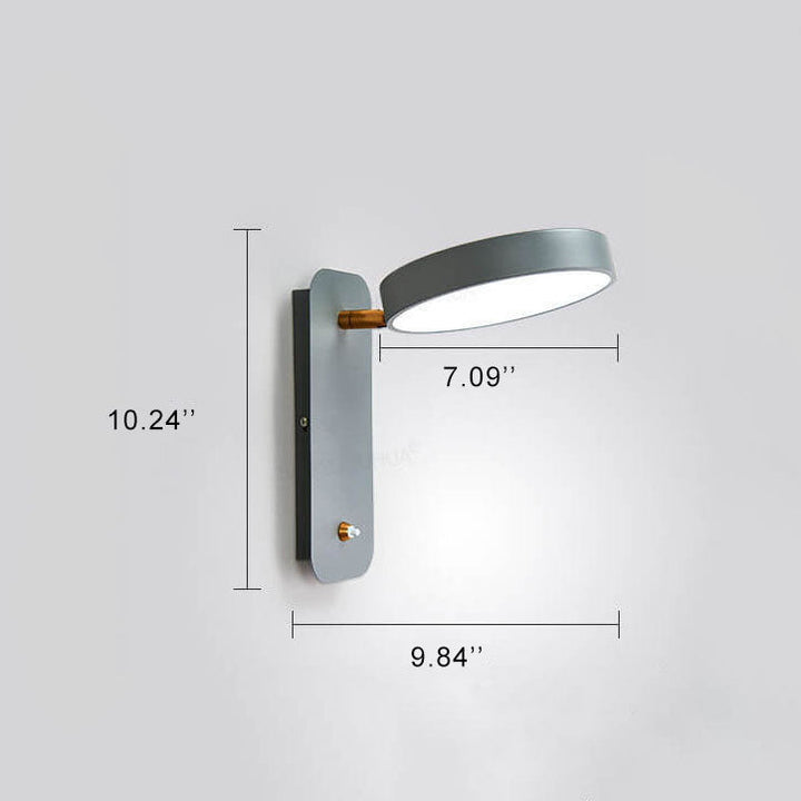 Lisslune | IllumiTurn – Nordic LED Rotatable Wall Light | Macaron Design | Adjustable Lighting