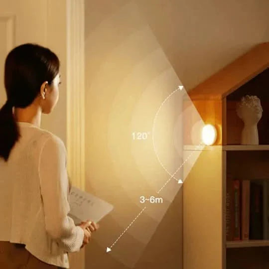 Lisslune | Wireless Motion Sensor Night Light – Auto On/Off LED