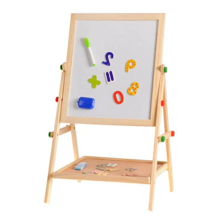 Lisslune | Sketchstar Duo – 2-in-1 Adjustable Kids Easel – Chalkboard and Whiteboard for Creative Growth