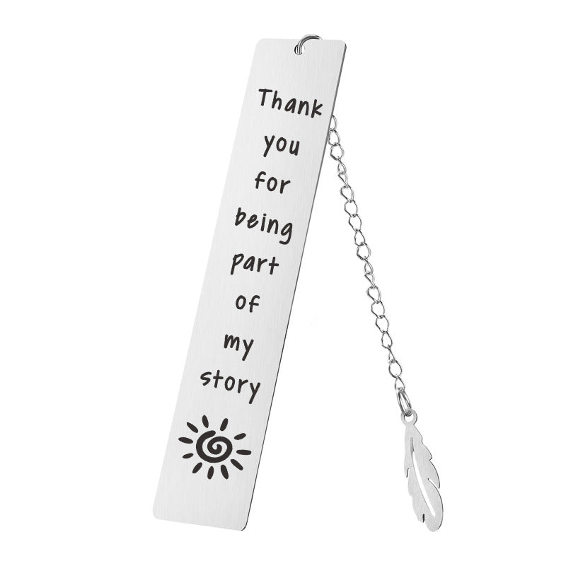 Lisslune | Longer Stainless Steel Bookmark