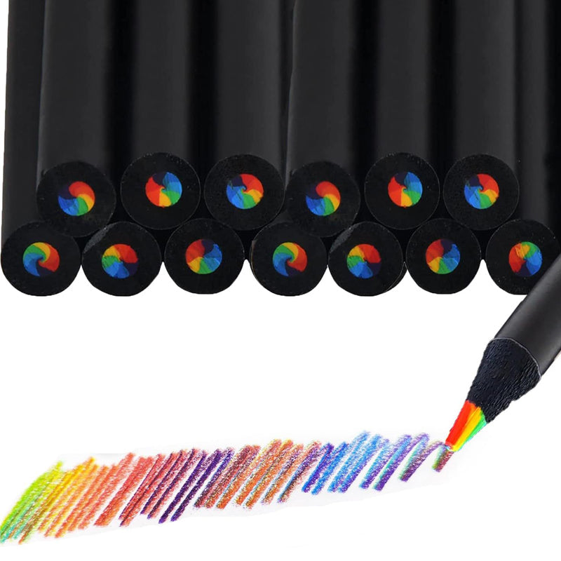 Lisslune | Fun Rainbow Gradient Colored Pencil