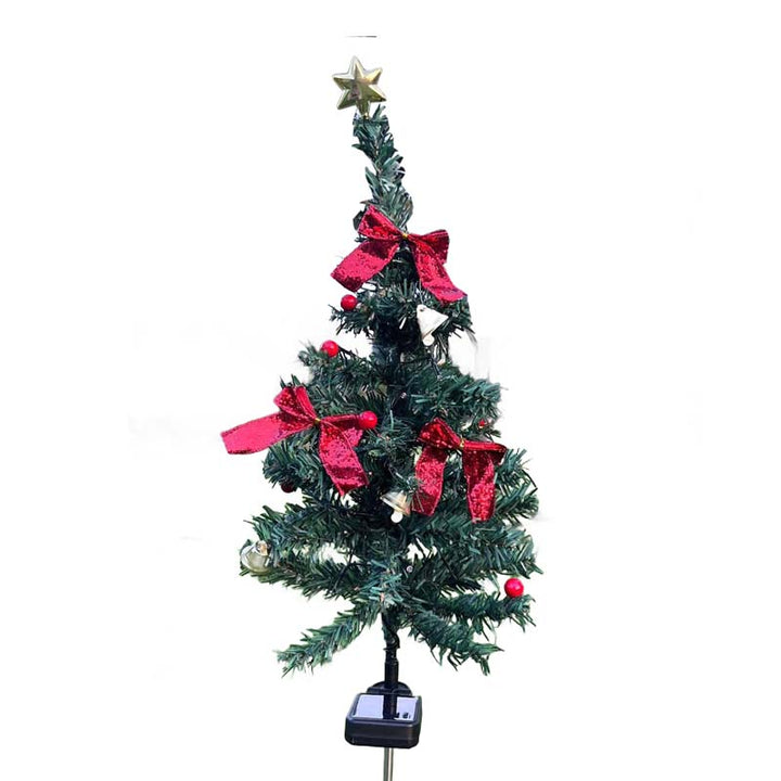 Lisslune | Solar-powered, waterproof Christmas tree decorative lights for outdoor use
