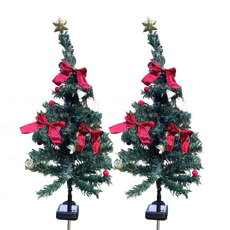 Lisslune | Solar-powered, waterproof Christmas tree decorative lights for outdoor use