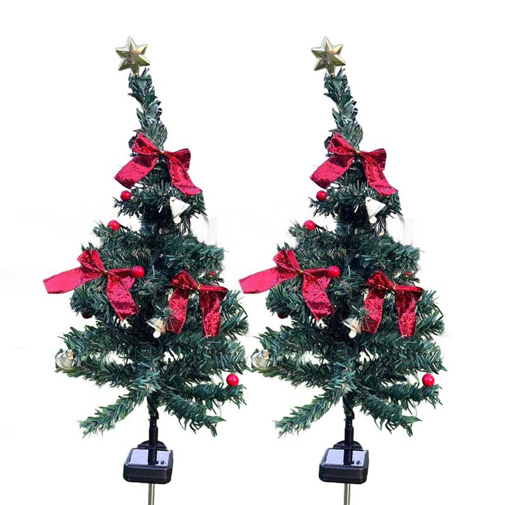 Lisslune | Solar-powered, waterproof Christmas tree decorative lights for outdoor use