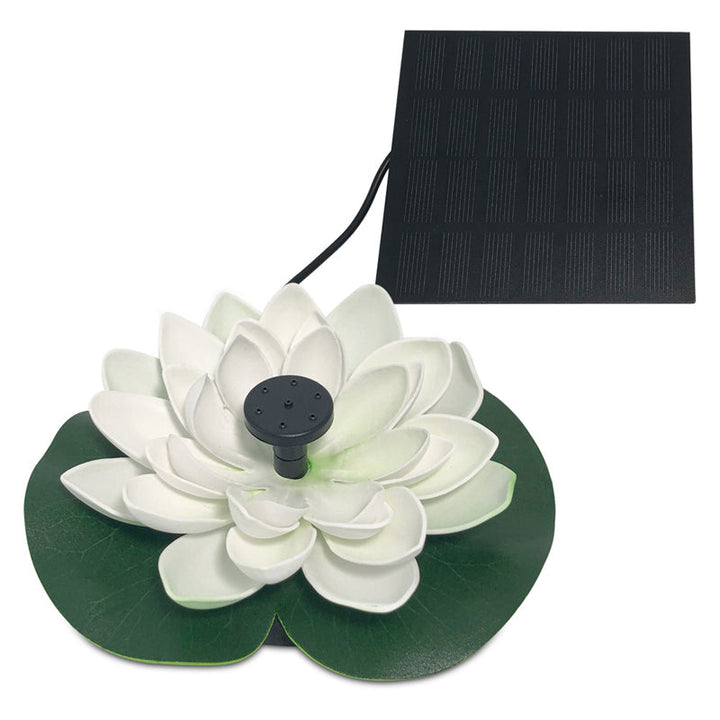 Lisslune | Lotus-shaped solar fountain pond decoration