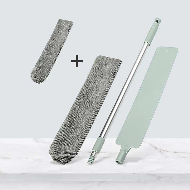 Lisslune | Retractable Microfiber Cloth Dust Brush Gap Mop