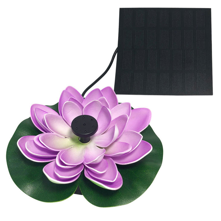 Lisslune | Lotus-shaped solar fountain pond decoration