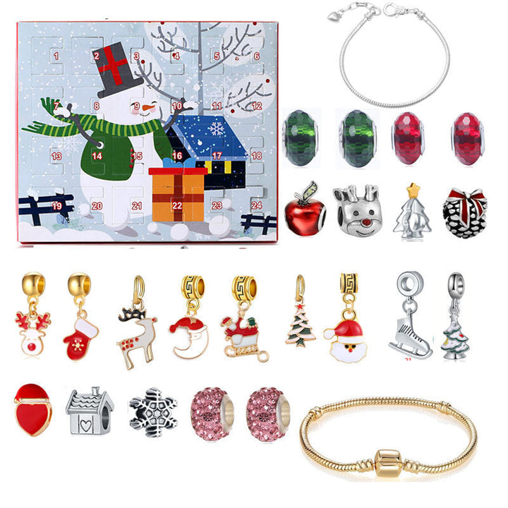 Lisslune | 24 Days Countdown Calendar DIY Christmas Advent Calendar Bracelet Set