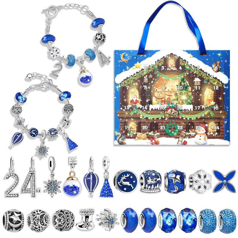 Lisslune | 24 Days Countdown Calendar DIY Christmas Advent Calendar Bracelet Set