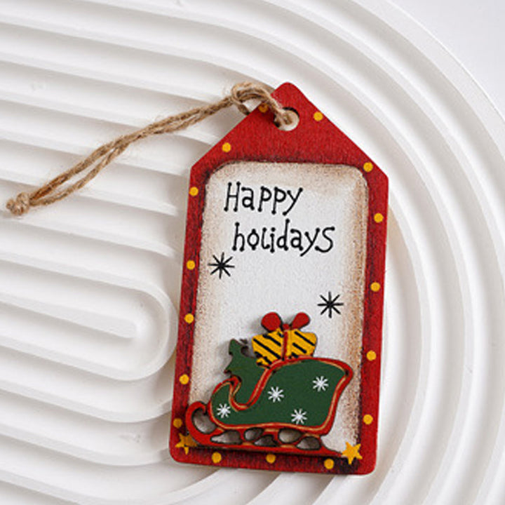 Lisslune | Christmas decoration wooden pendant