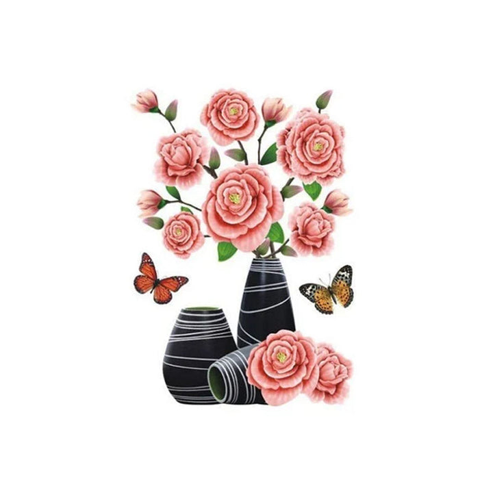 Lisslune | DIY Plant Vase Three-Dimensional Wall Stickers