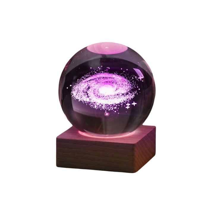 Lisslune | 3D Galaxy Crystal Ball Night Light Decorative Lamp