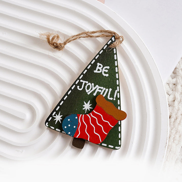 Lisslune | Christmas decoration wooden pendant